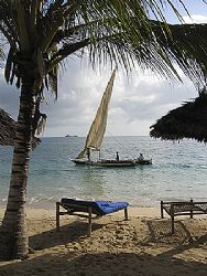 lazy days on the beach. Zanzibar, Tanzania. by Chris Wildblood 